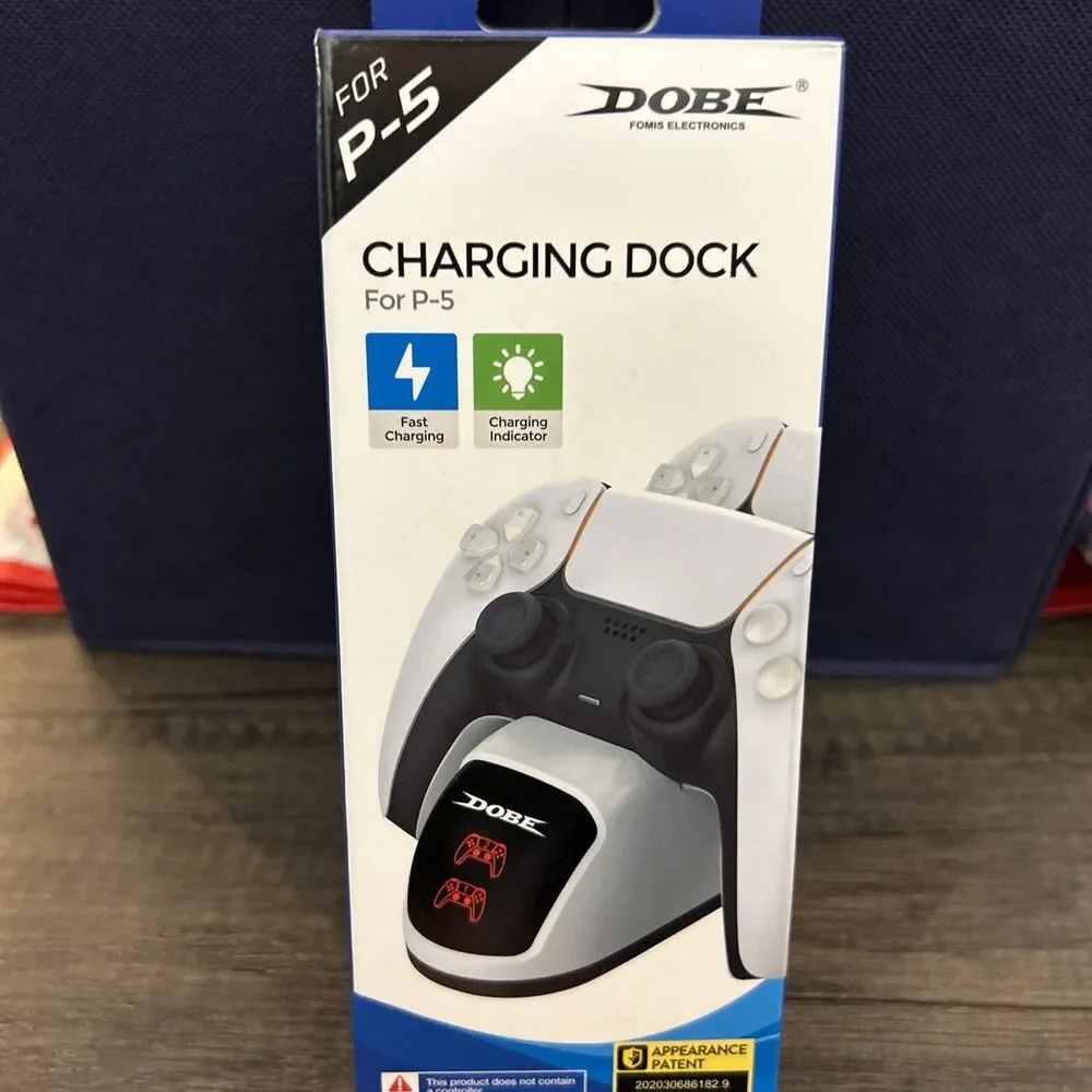 Dobe Dual Controller Charging Dock For PS5 Controller - NEW